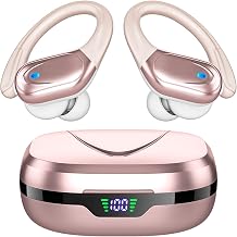 PISEN P1 Plus Wireless Earbuds - Bluetooth 5.4 ENC Noise Cancelling Earbuds with 25H Playtime Fast Charging, Smart Touch Control via APP, IPX4 Waterproof Light Weight in-Ear Wireless Earphones